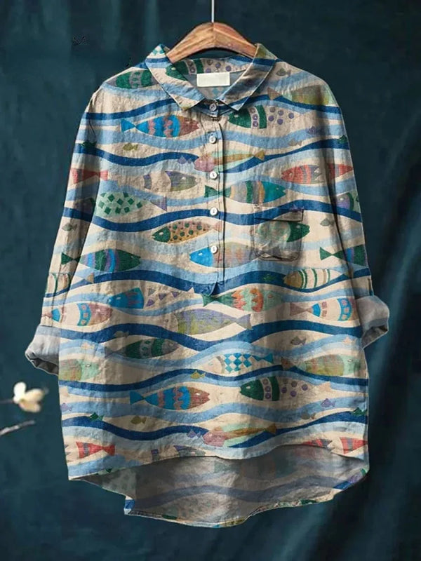 DARCY | FISH ART SHIRT