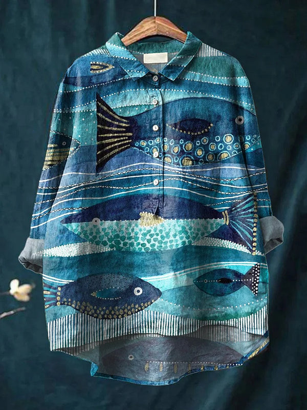 JAX | OCEAN ART SHIRT