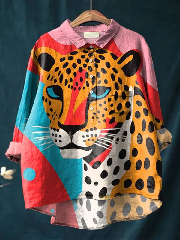 SIMBA | LEOPARD ART SHIRT