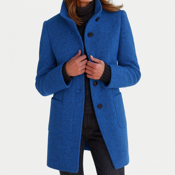 Talia | Women's Coat with High Collar