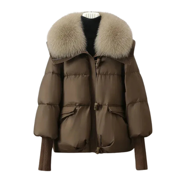 Mirelle Faux-Fur Collar Puffer