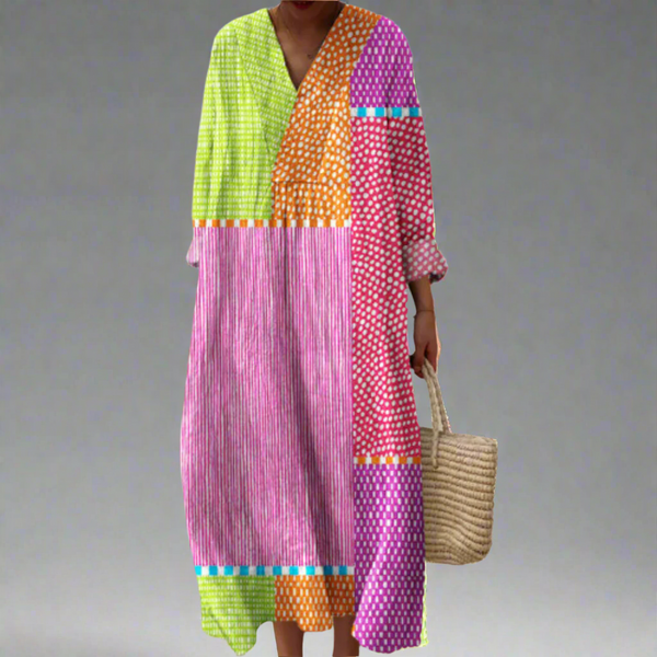 NINA | ELEGANT GEOMETRIC DRESS