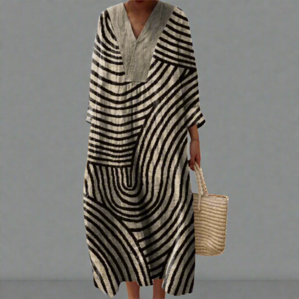 ESTER | ELEGANT GEOMETRIC DRESS