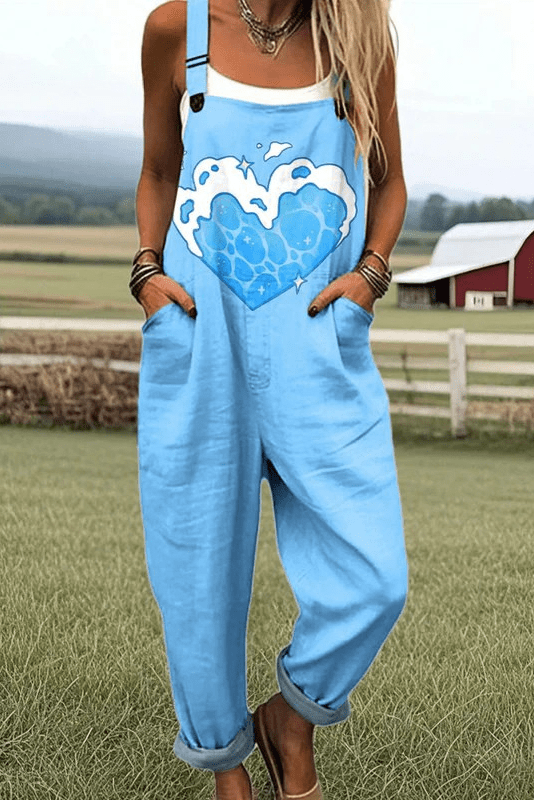 CHARLOTTE | OCEAN HEART JUMPSUIT